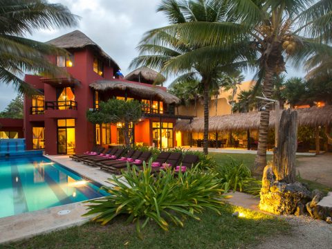 Villa Zen del Sol in Akumal Bay, Riviera Maya