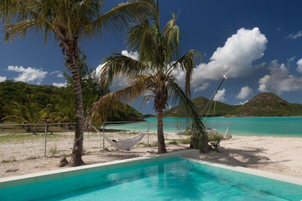 Out of the Blue in Jolly Harbor, Antigua