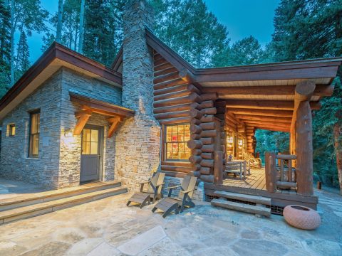 Yellow Brick Cabin in Telluride, Colorado