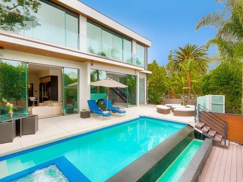Sunset Strip Contemporary Villa in Hollywood Hills, California