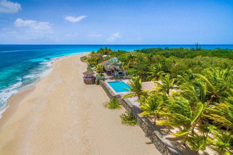 Blue Beach in Terres Basses, St. Martin