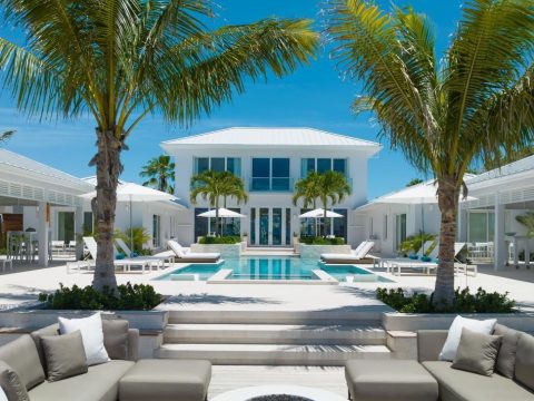Milestone in Grace Bay, Turks and Caicos