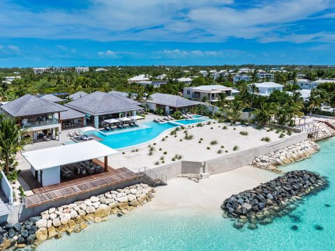 Footprints in Grace Bay, Turks and Caicos