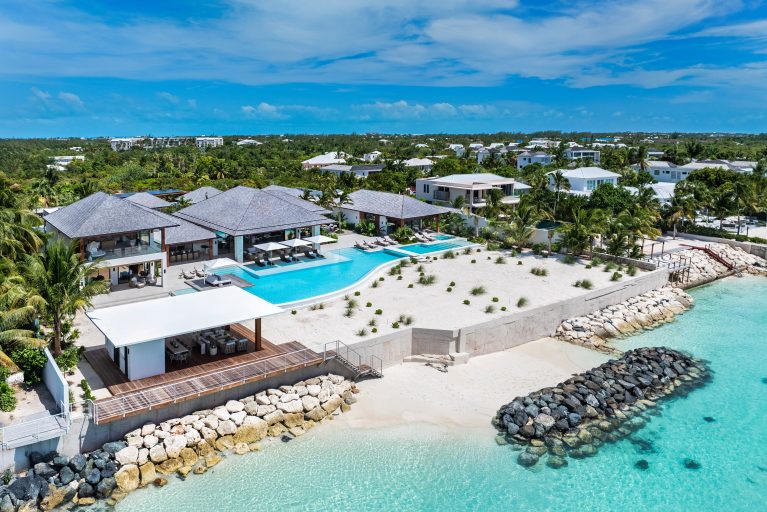 Footprints in Grace Bay, Turks and Caicos