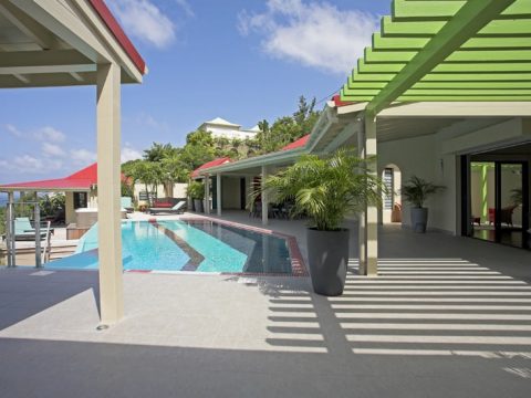 La Maison Rouge in St. Jean, St. Barts